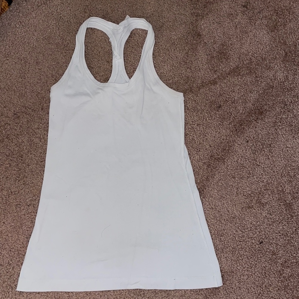 White lululemon size 4 tank top